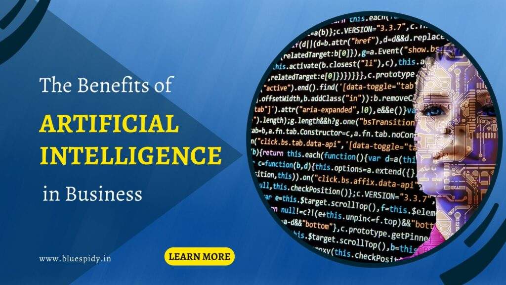 The Benefits of Artificial Intelligence in Business Bluespidy.in