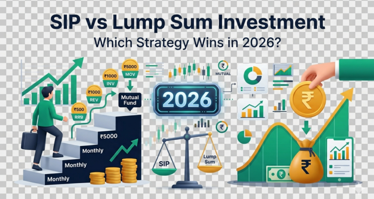 SIP vs lump sum investment India 2026 return comparison table